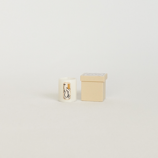 Candle and Box Figurine