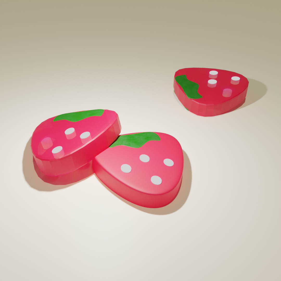 Strawberry Eraser Liquid Aura (calm, test kitchen)