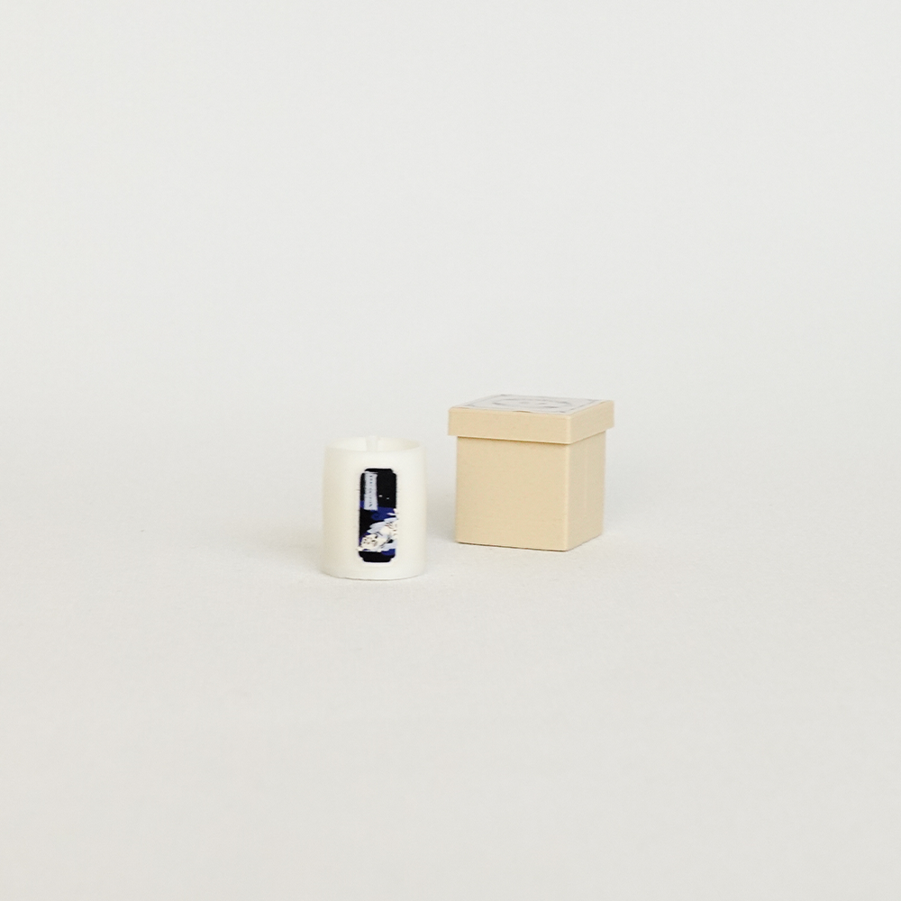 Candle and Box Figurine
