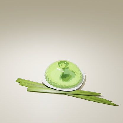 Pandan Jelly Liquid Aura (prosperity, test kitchen)