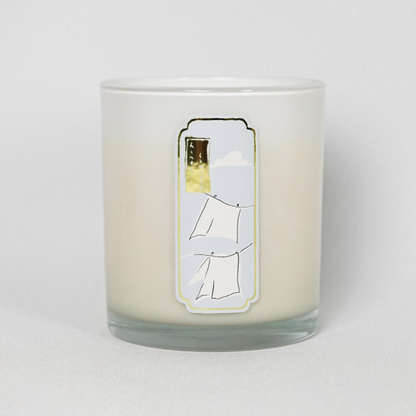 Hinoki Laundry Candle (healing, ready to ship)