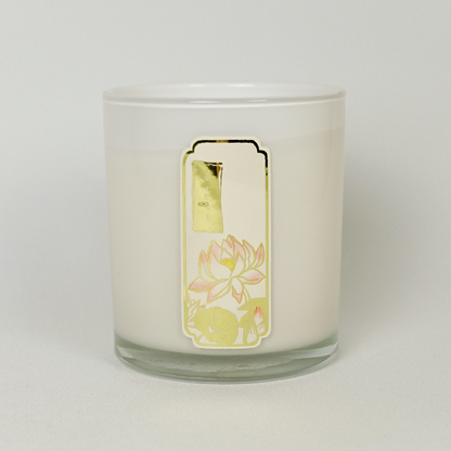 Lotus Candle (love, ready to ship)
