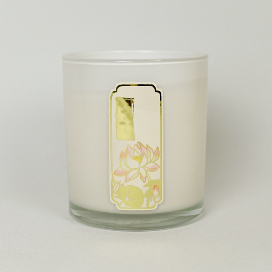 Lotus Candle (love, ready to ship)