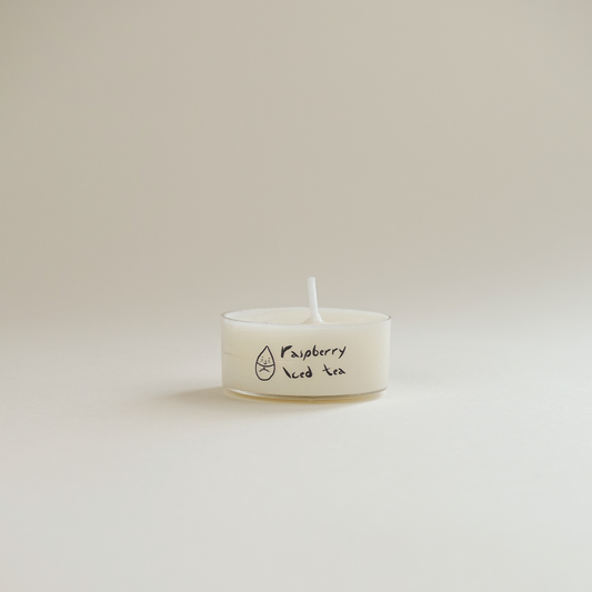 Raspberry Iced Tea Tea Light Candle (calm, test kitchen)